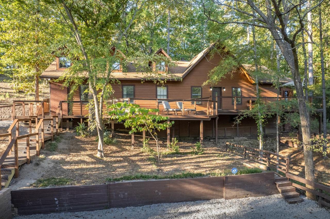 Luxury Rock Creek Cabin W Deck By Lake Hamilton Hot Springs Exterior foto