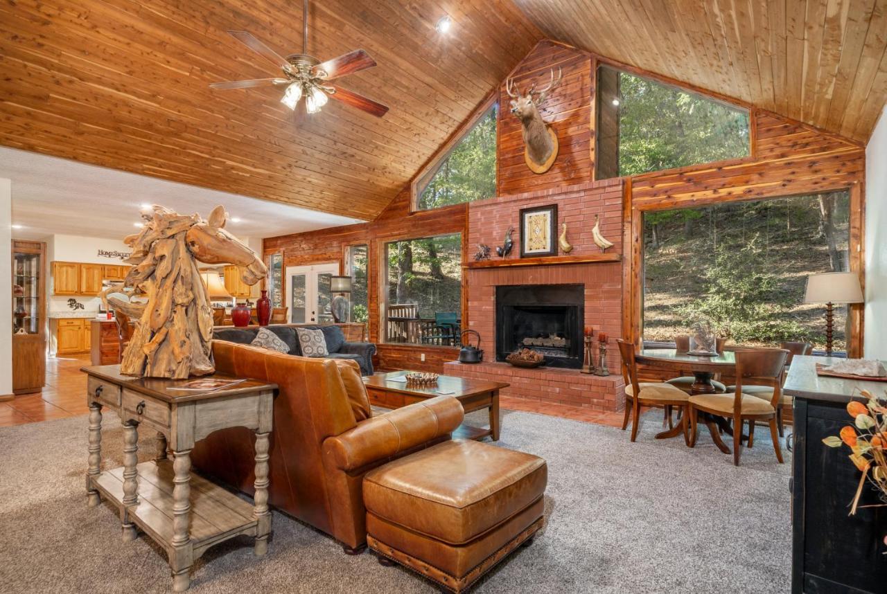 Luxury Rock Creek Cabin W Deck By Lake Hamilton Hot Springs Exterior foto